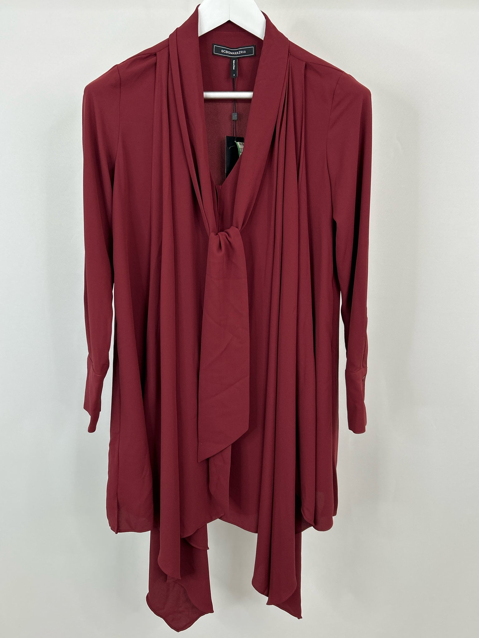 BCBGMAXAZRIA NWT Size 2 Wine Women's Dress NWT