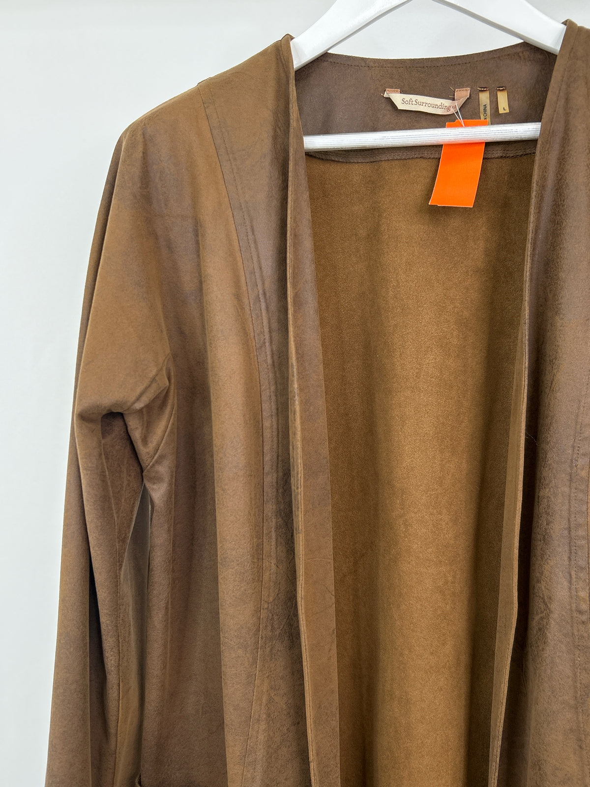 SOFT SURROUNDINGS Size L Brown Women Coat