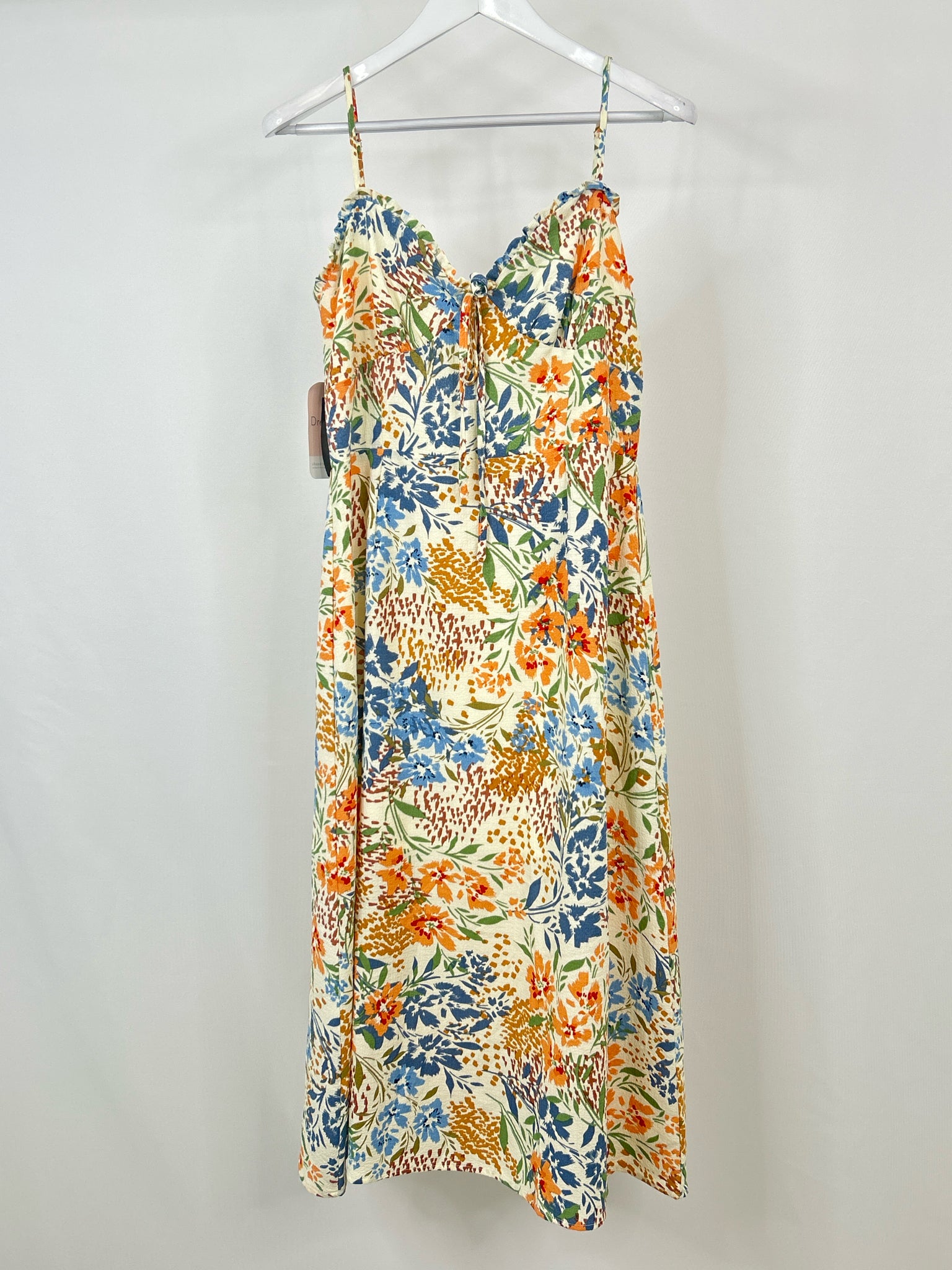 Hudson Gray Size L IVORY PRINT Women Dress