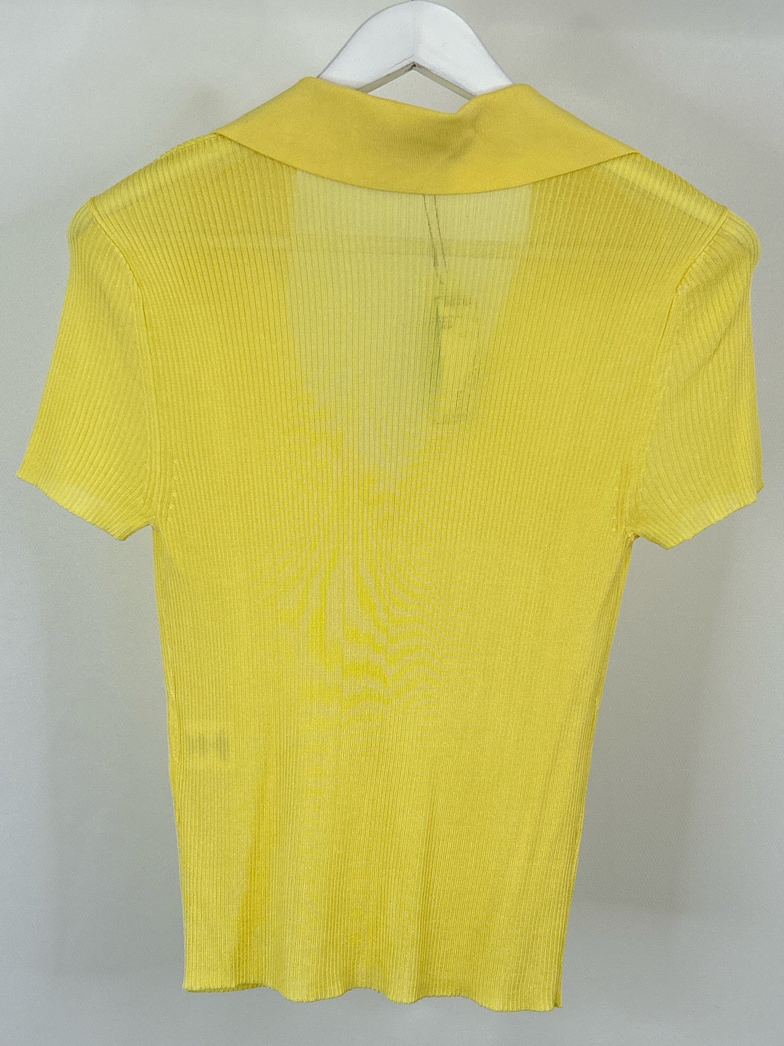 ALICE + OLIVIA NWT Size L Yellow Women Top