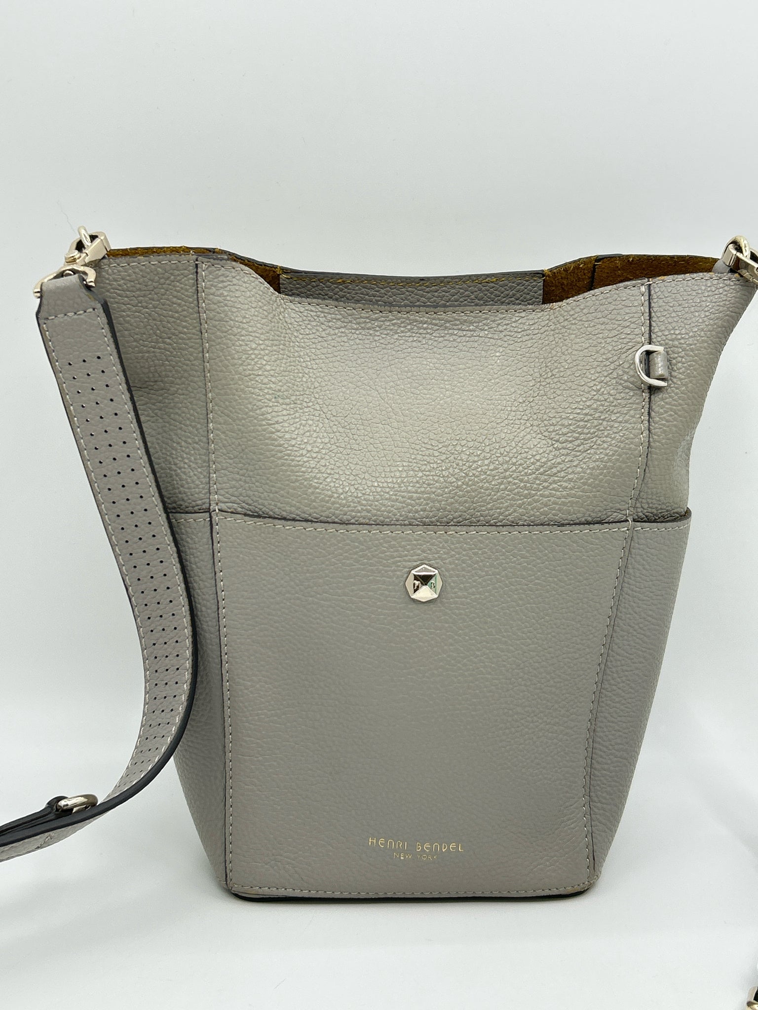 HENRI BENDEL Gray Taupe Women Purse