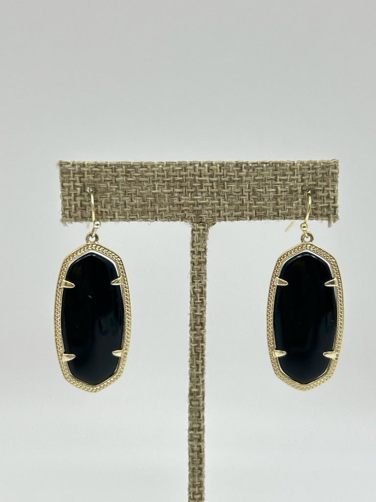 KENDRA SCOTT Black Women's Earrings