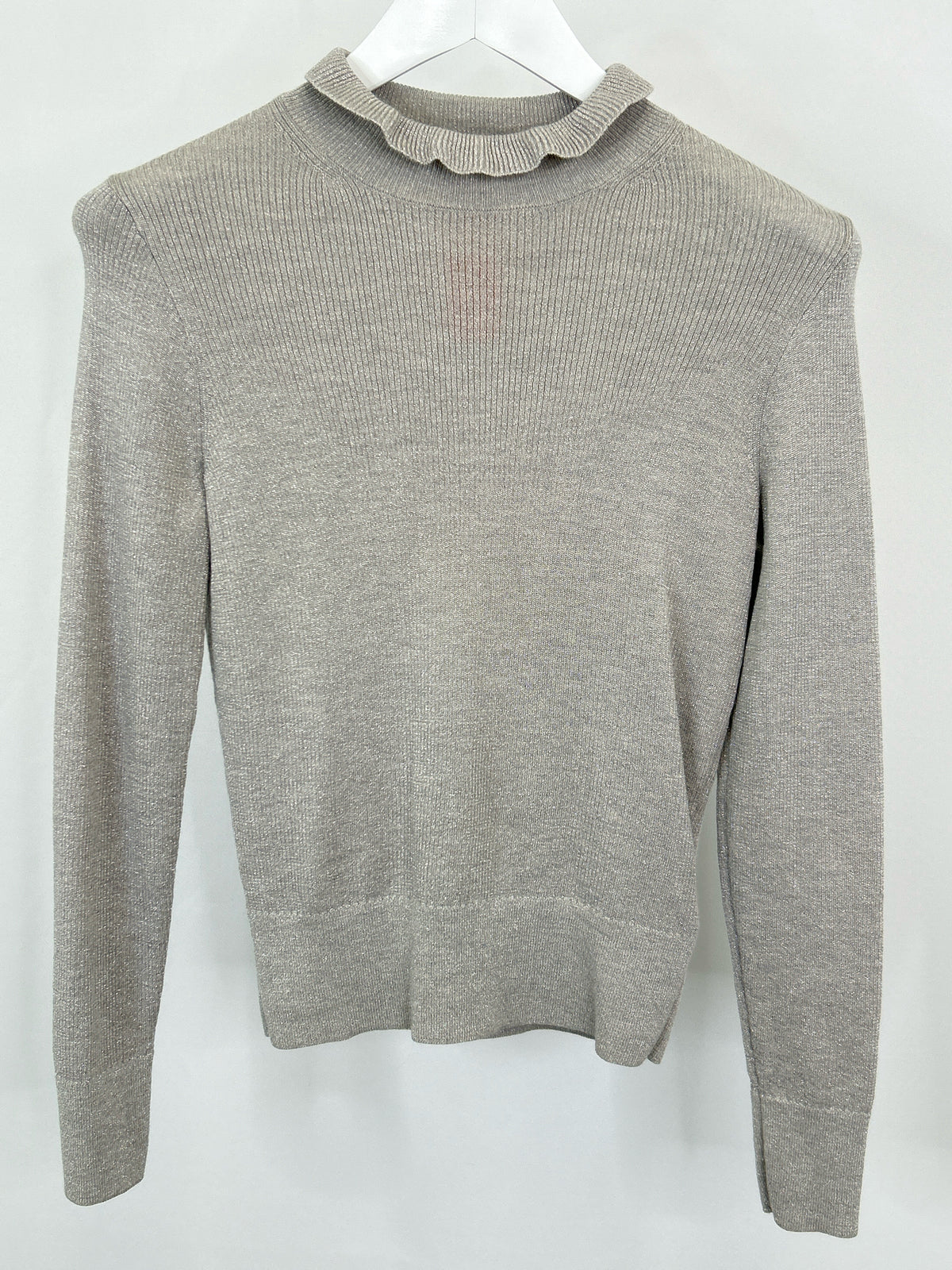 J.CREW Size S Silver Women Sweater