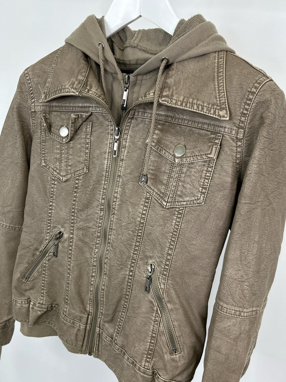 LA COALITION Size S Gray Women Jacket