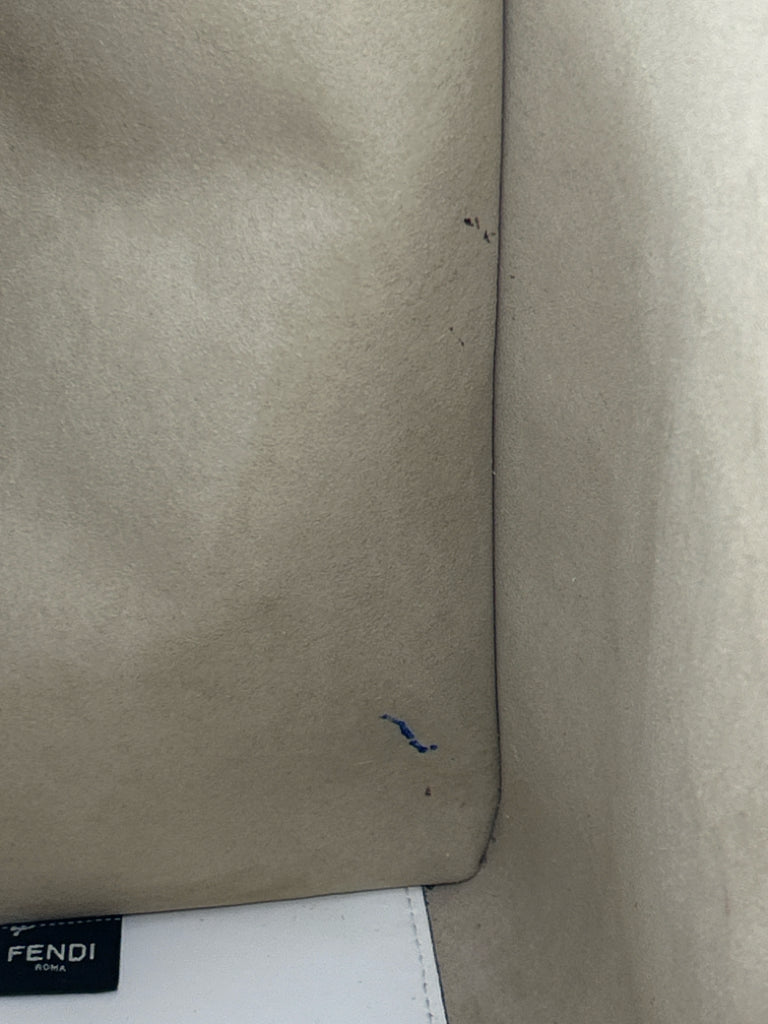 FENDI Large Sunshine Shoper Cream Tote
