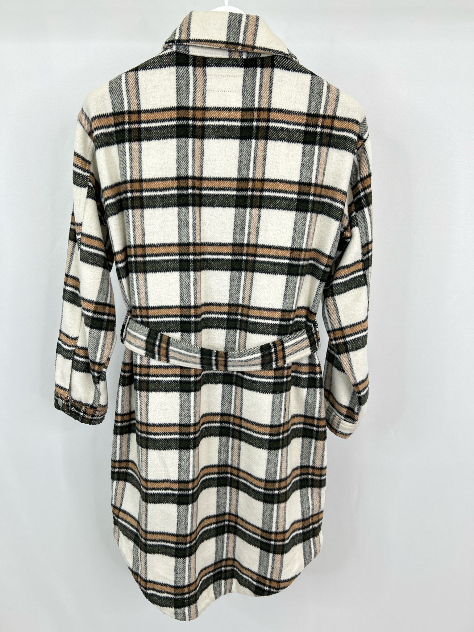 BLANK NYC Size S CREAM AND BROWN Women Coat