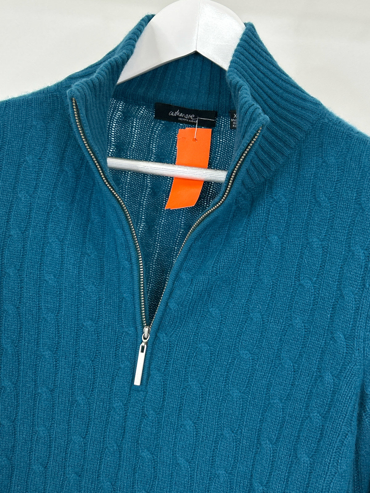 SAKS FIFTH AVENUE Size XL TURQUOISE Women Sweater