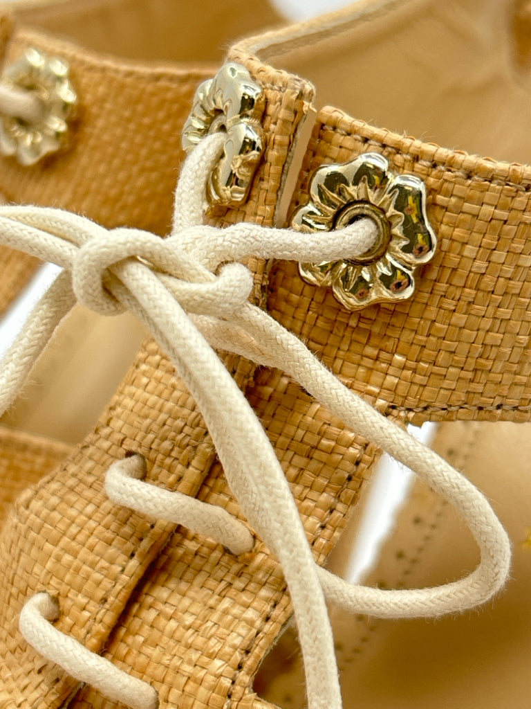 CHARLOTTE OLYMPIA Size 38 Natural Women's Sandal