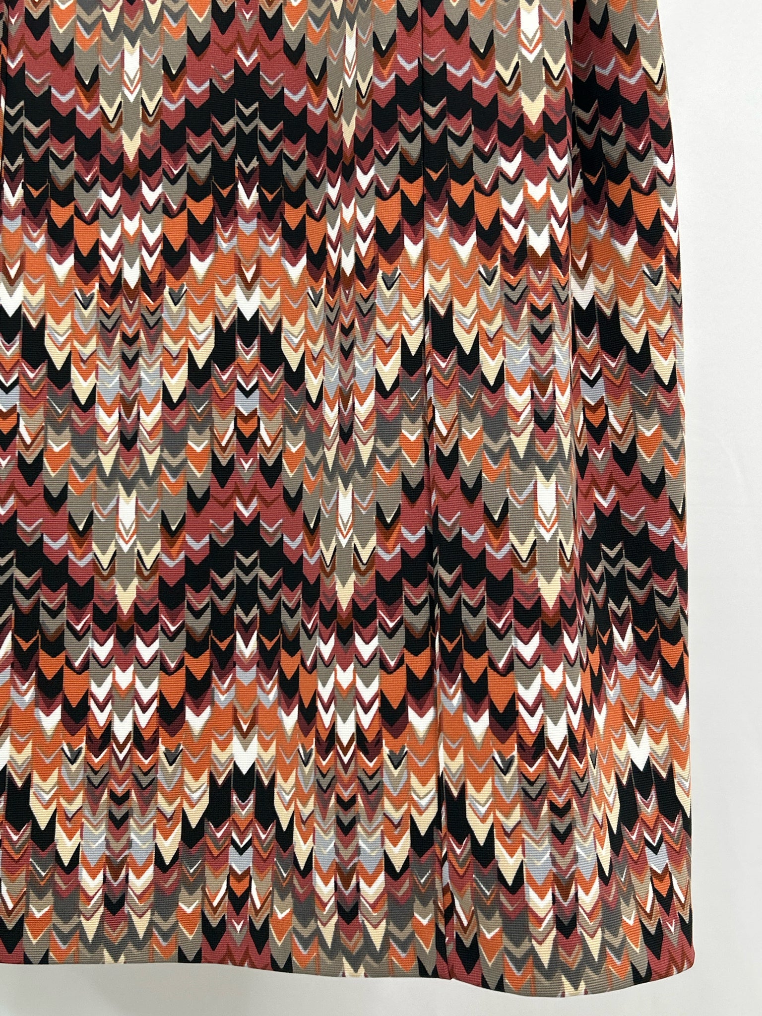 DIANE VON FURSTENBERG Size 8 Orange Print Women Dress