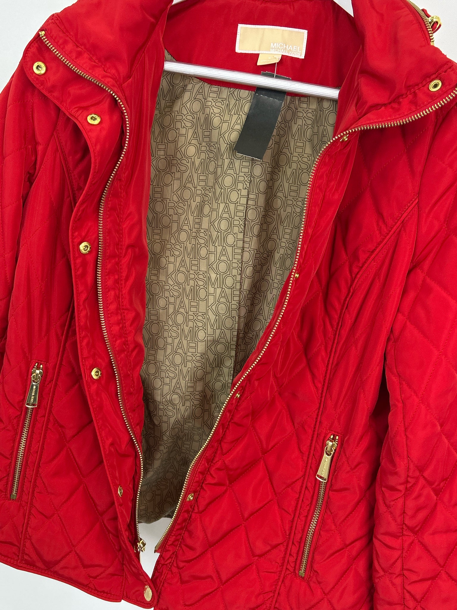 MICHAEL MICHAEL KORS Size M Red Women Coat