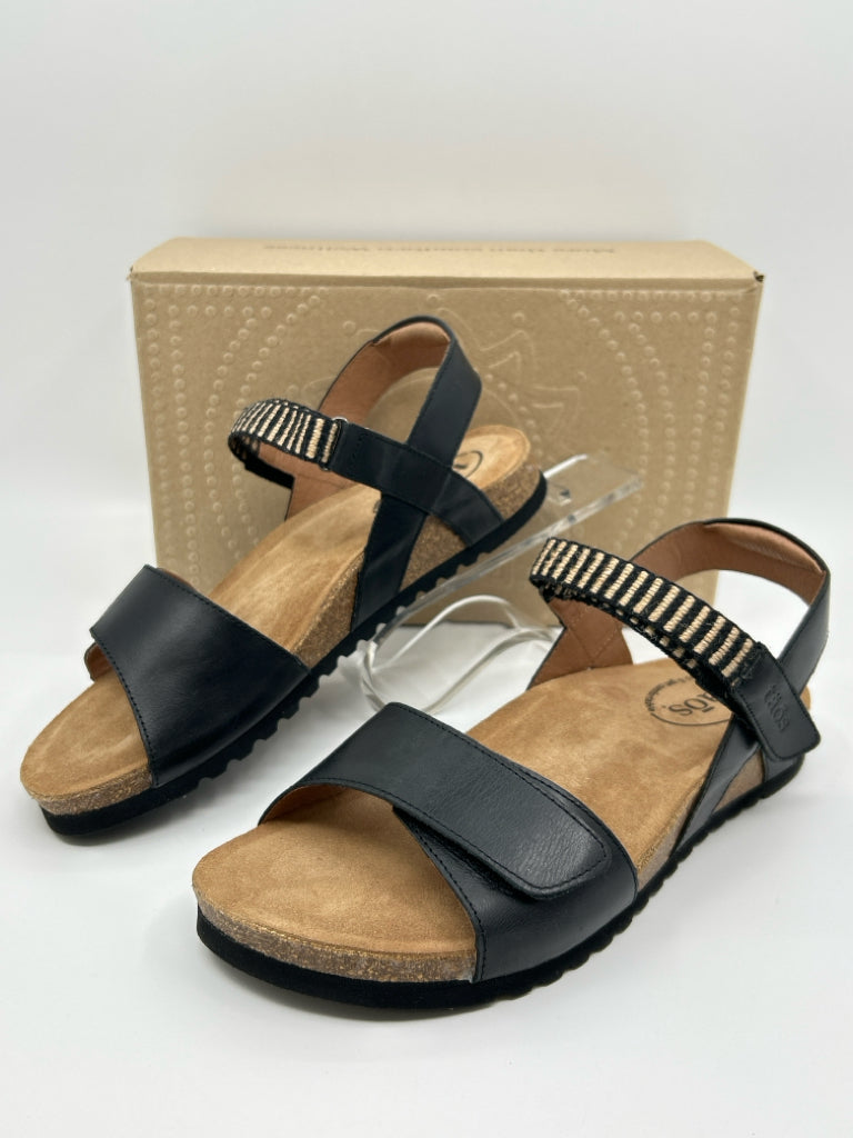TAOS Size 9 Black Women's Symbol Sandal NIB