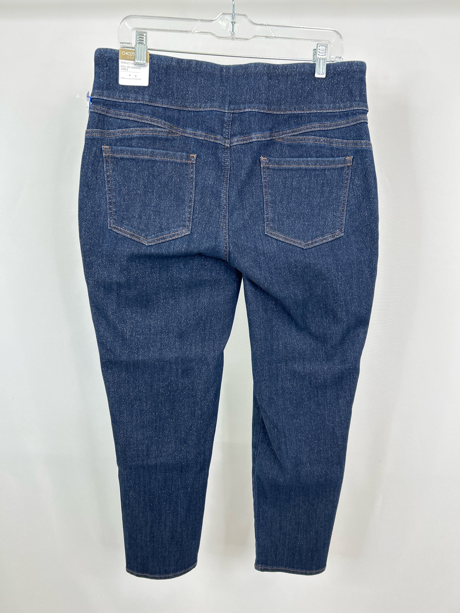 CHICO'S Size 12 Blue Denim Women Jeans NWT