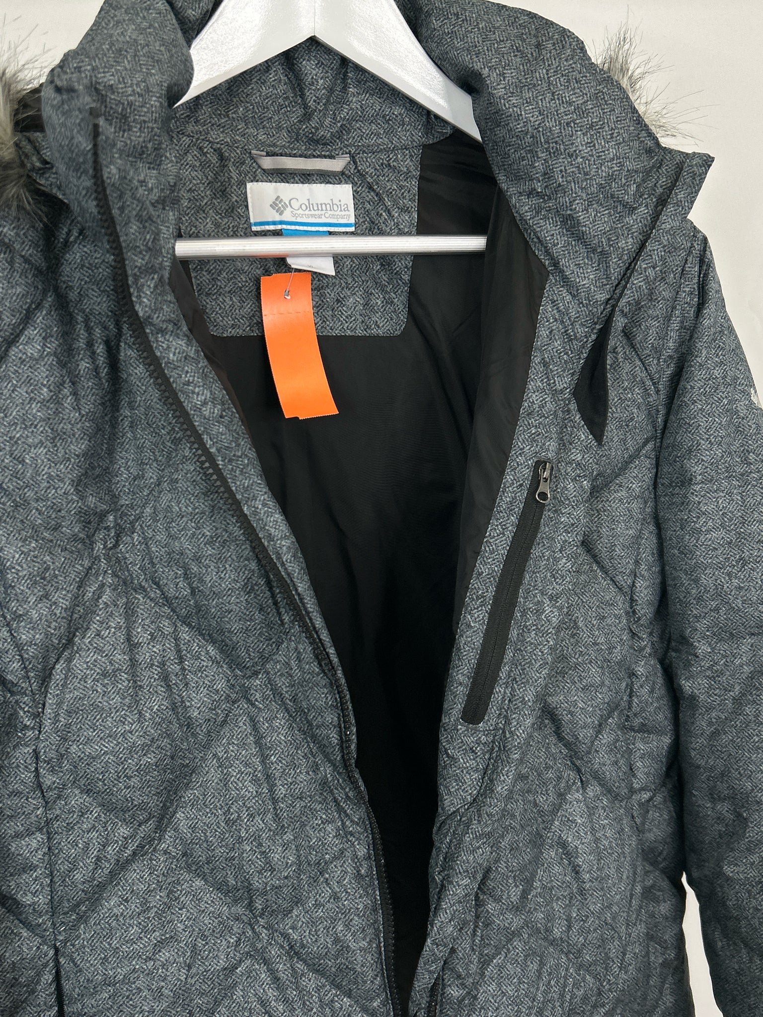 COLUMBIA Size XL Gray Women Coat