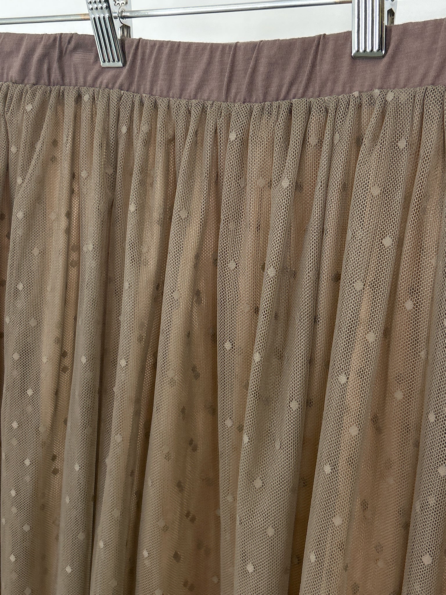 Garnet Hill Size XL Taupe Women Skirt