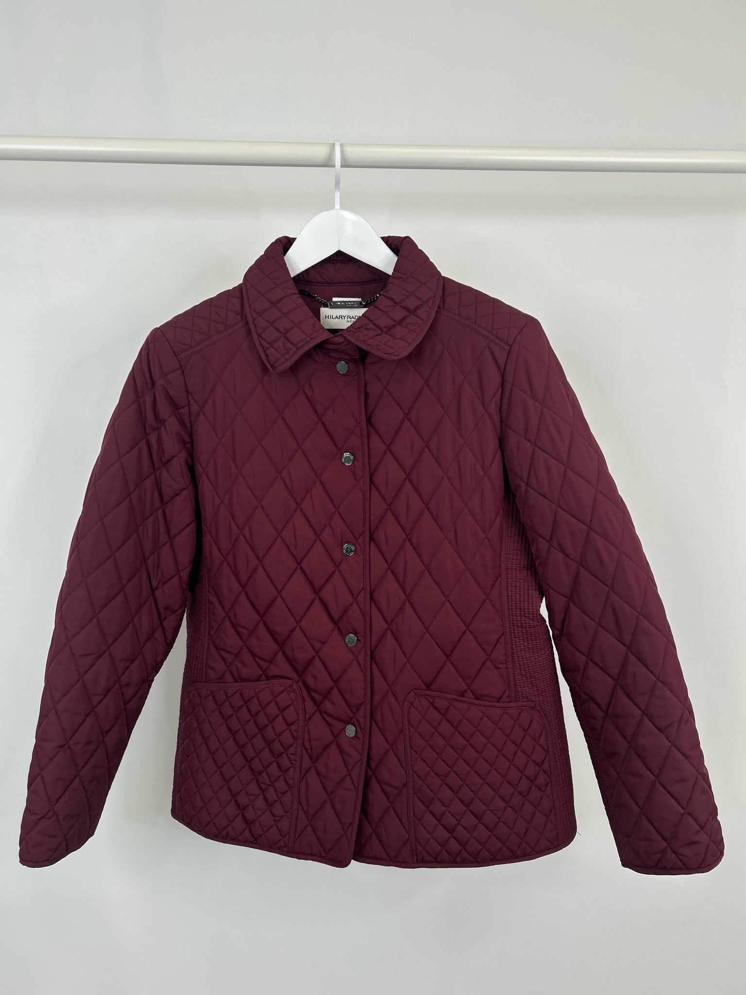 HILARY RADLEY Size L Burgundy Women Jacket