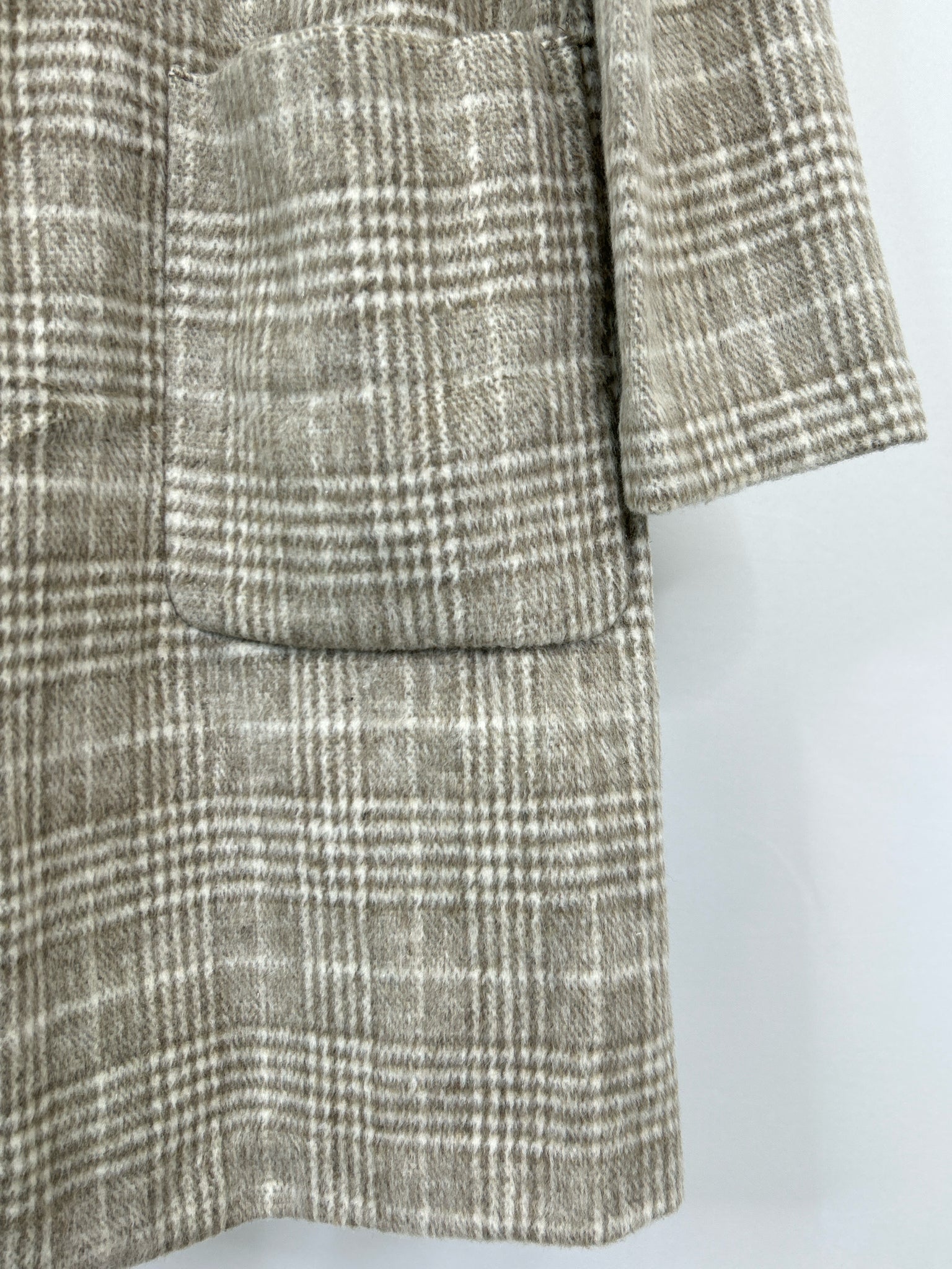 SHINESTAR Size S Brown Print Women Coat