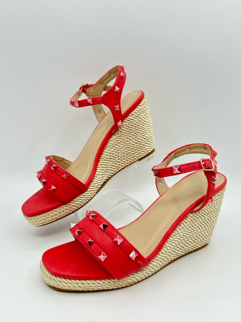 Nature Breeze Size 9 Red Women's Sandal NWOB
