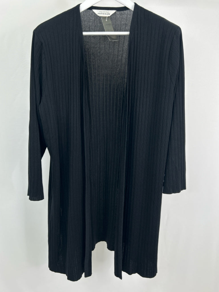 MISOOK Women Size XL Black Cardigan