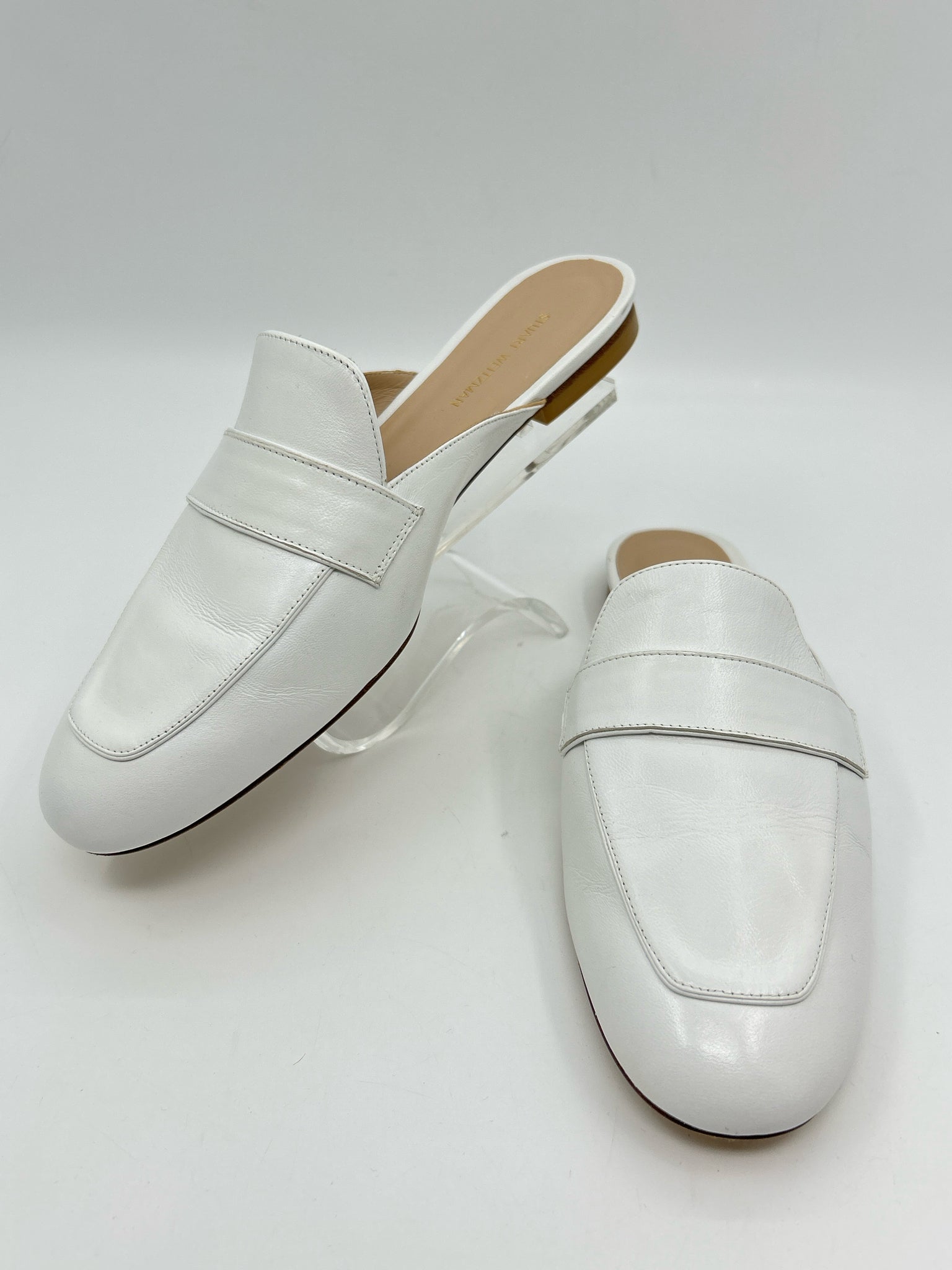 STUART WEITZMAN Size 9 White Women Loafer