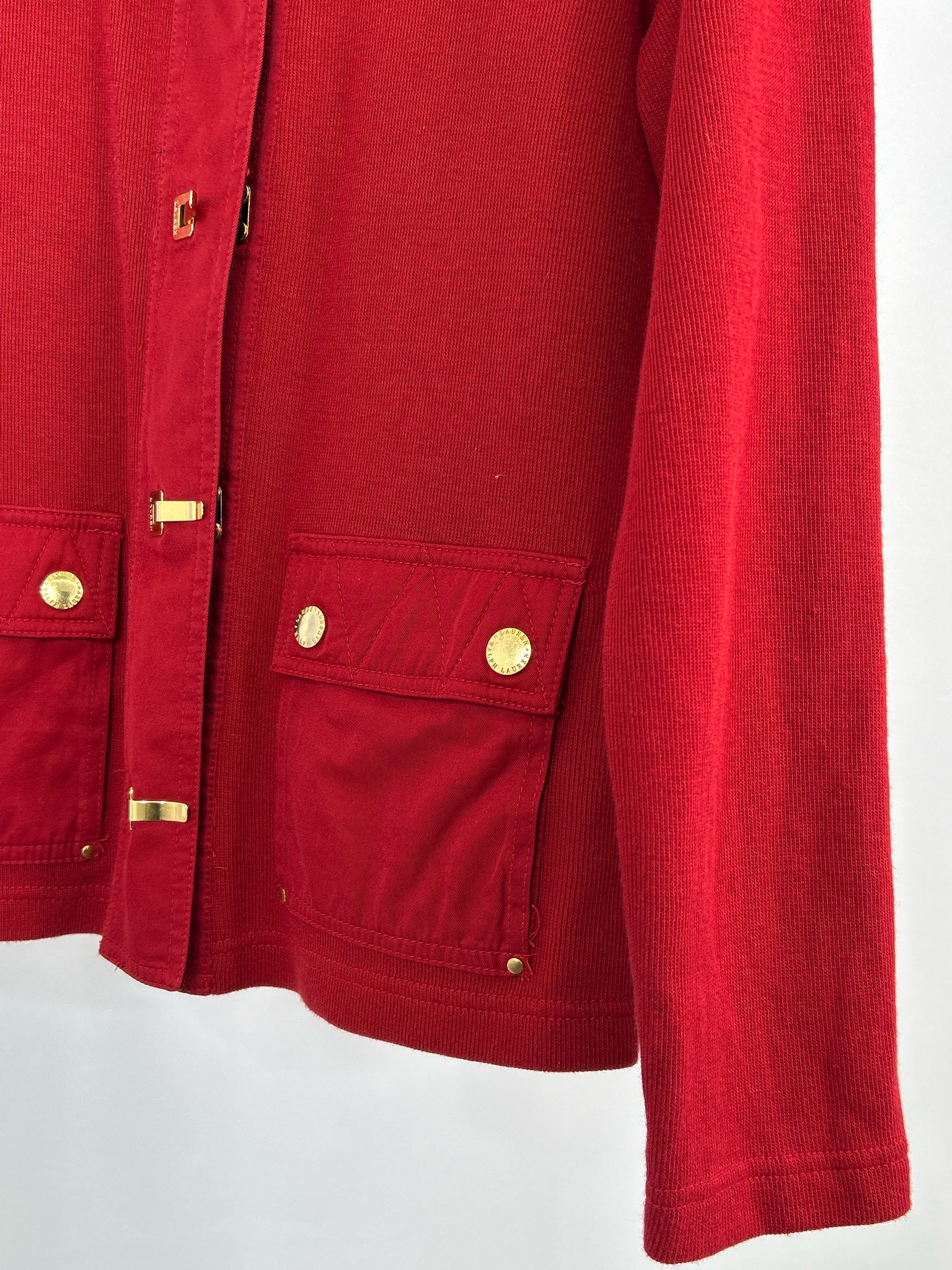 Lauren Ralph Lauren Size M Red Women Jacket