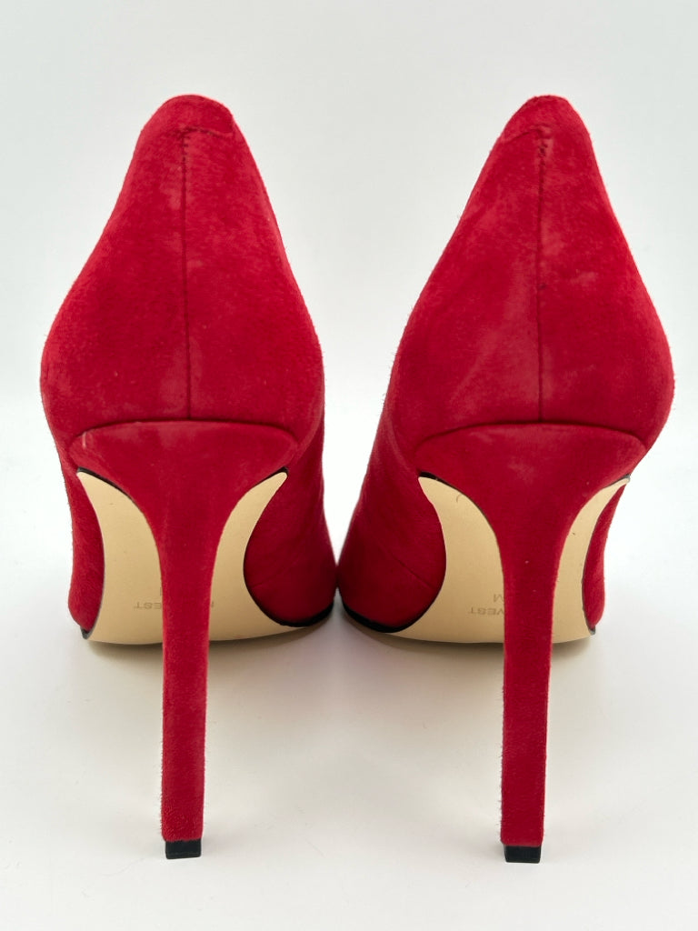 NINE WEST Women Size 11M Red Pumps