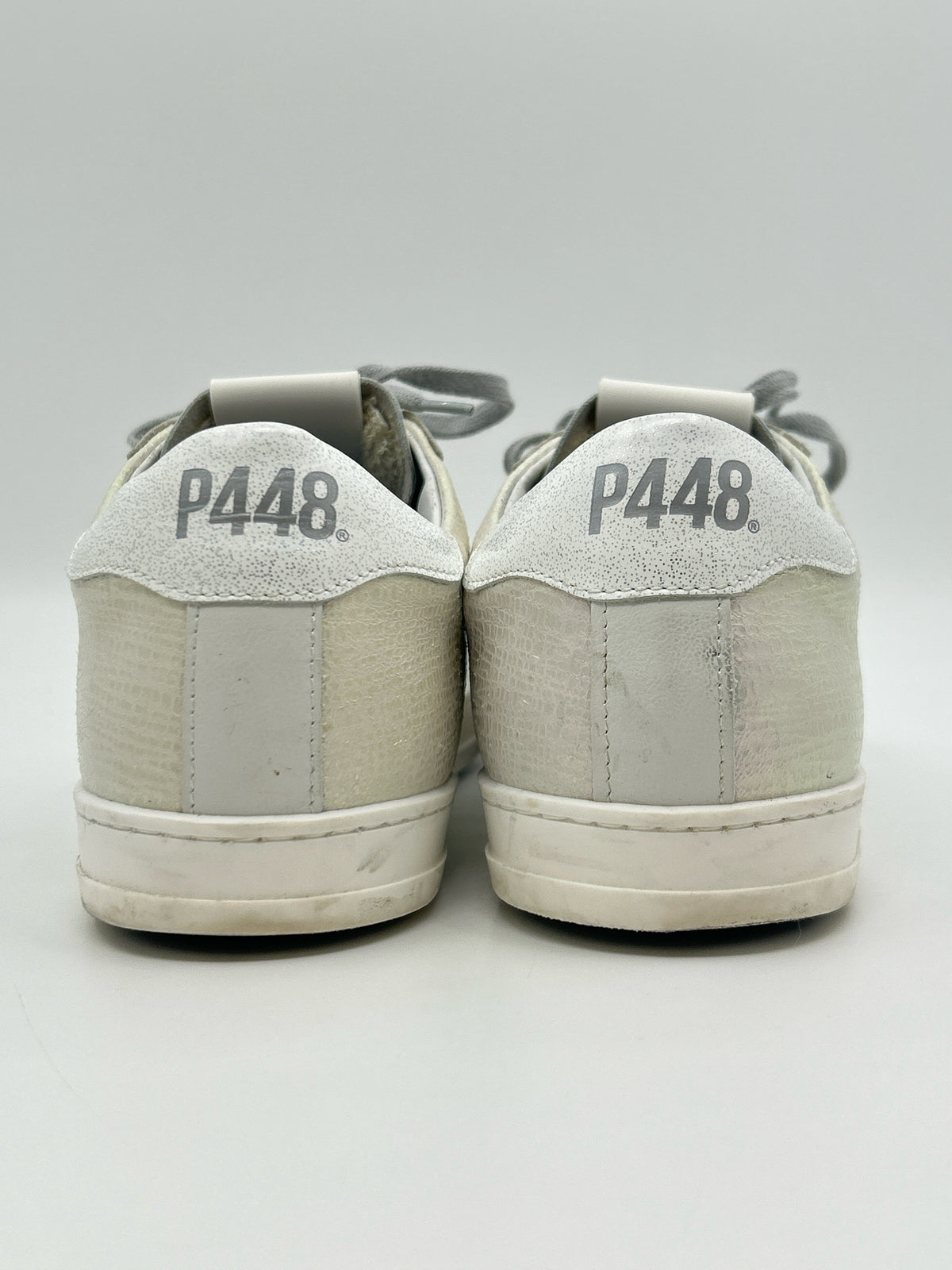 P448 Size 39/8 White Women Sneakers