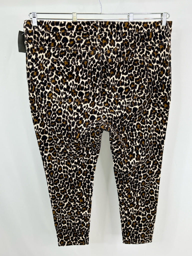 J. CREW Women Size 24/37 Animal Print Pants