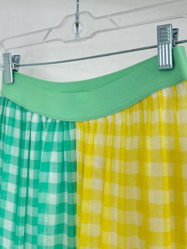 EVA FRANCO Size XS Yellow Print Women's Skirt