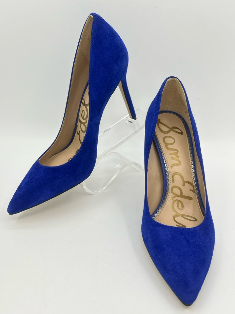 SAM EDELMAN Size 8.5 Royal Blue Pumps