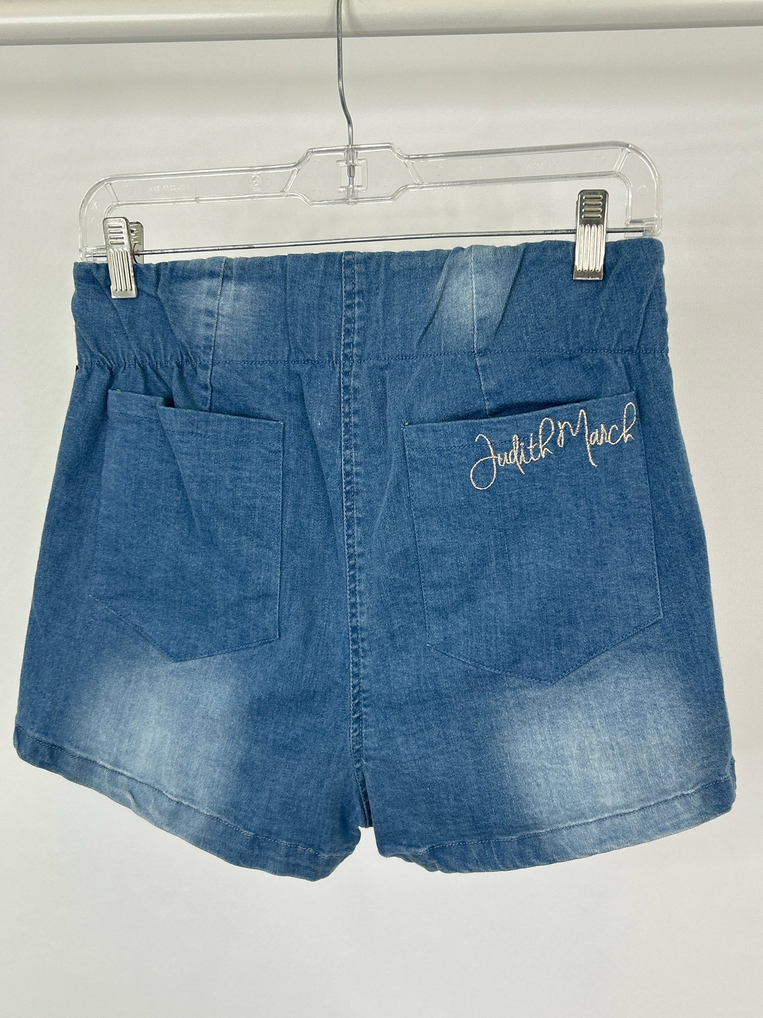 JUDITH MARCH Size L BLUE DENIM Women Shorts