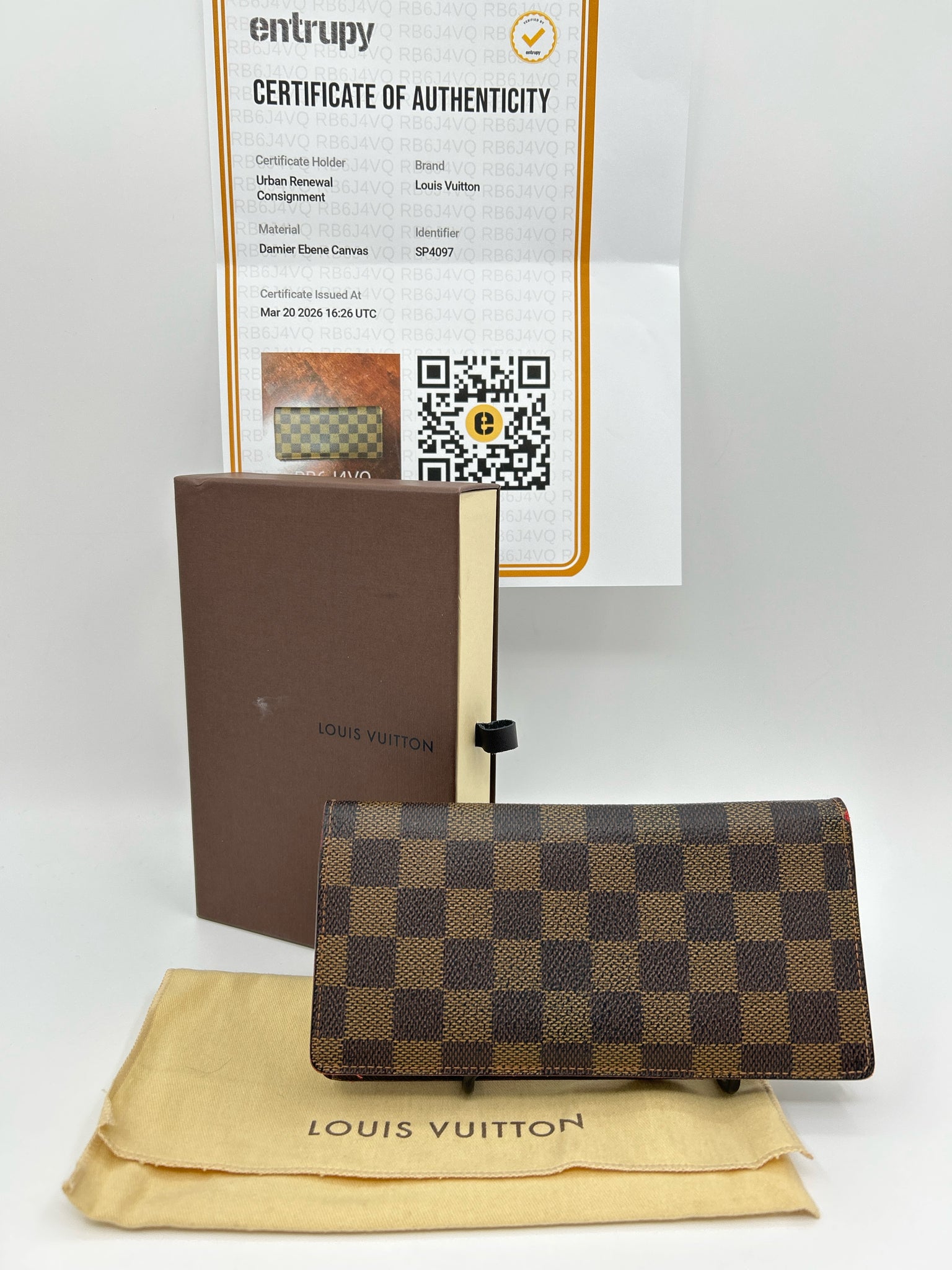 LOUIS VUITTON BROWN AND BEIGE Women Wallet
