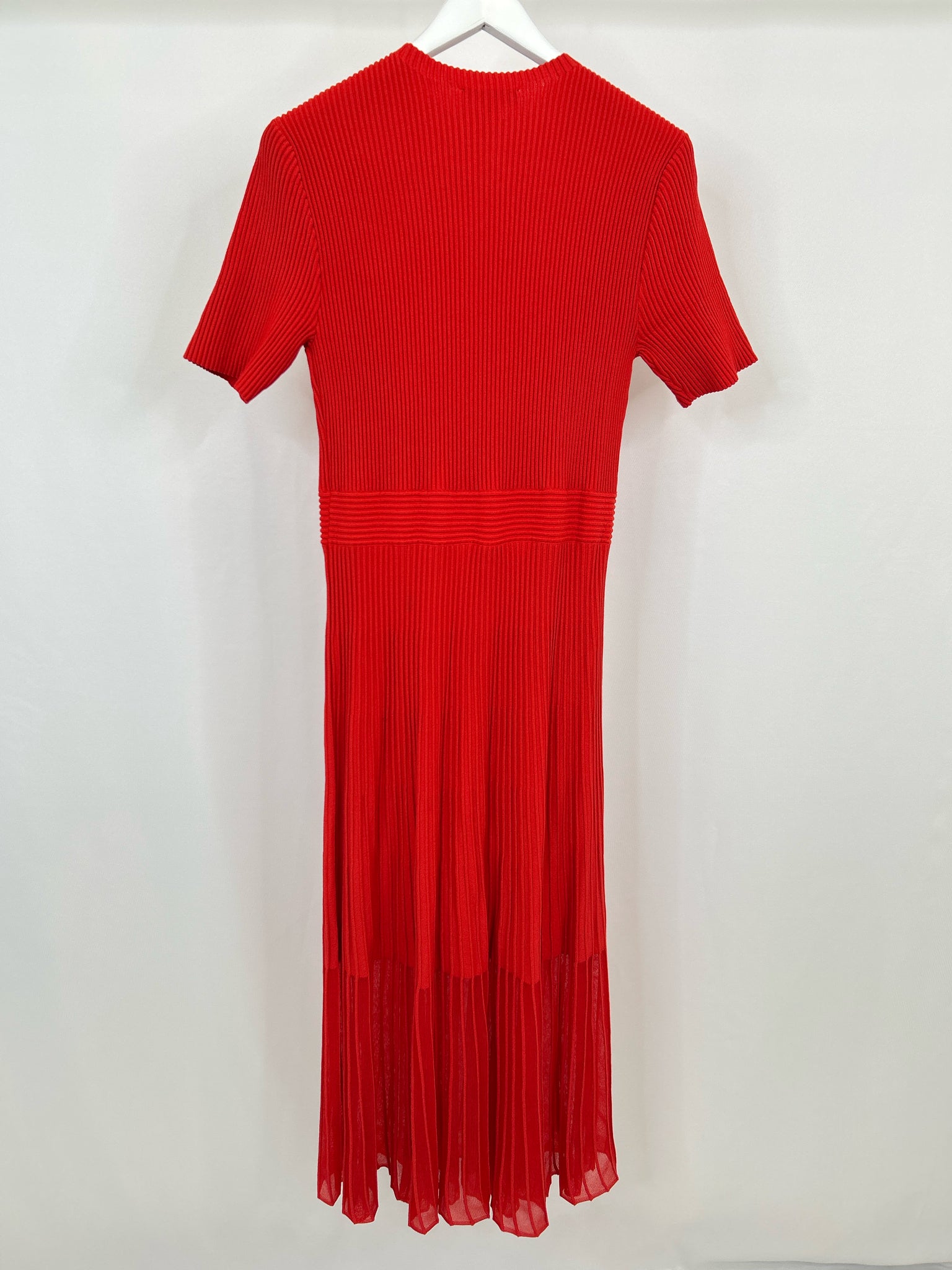 ANN TAYLOR Size L Red Women Dress