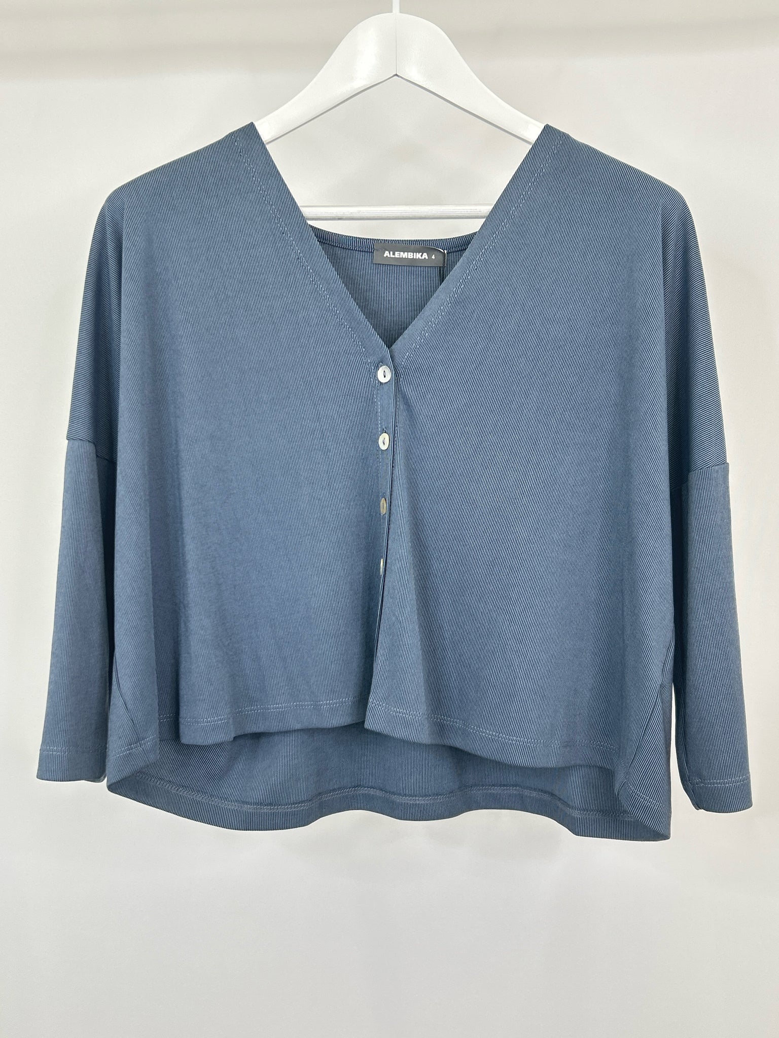 ALEMBIKA Size 12/14 Blue Women Jacket