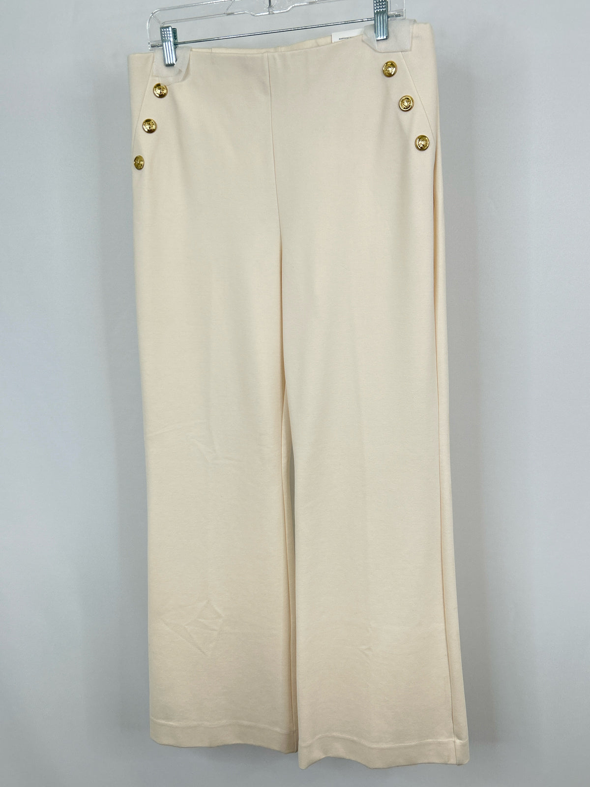CHICO'S Size 12R Cream Women Pants