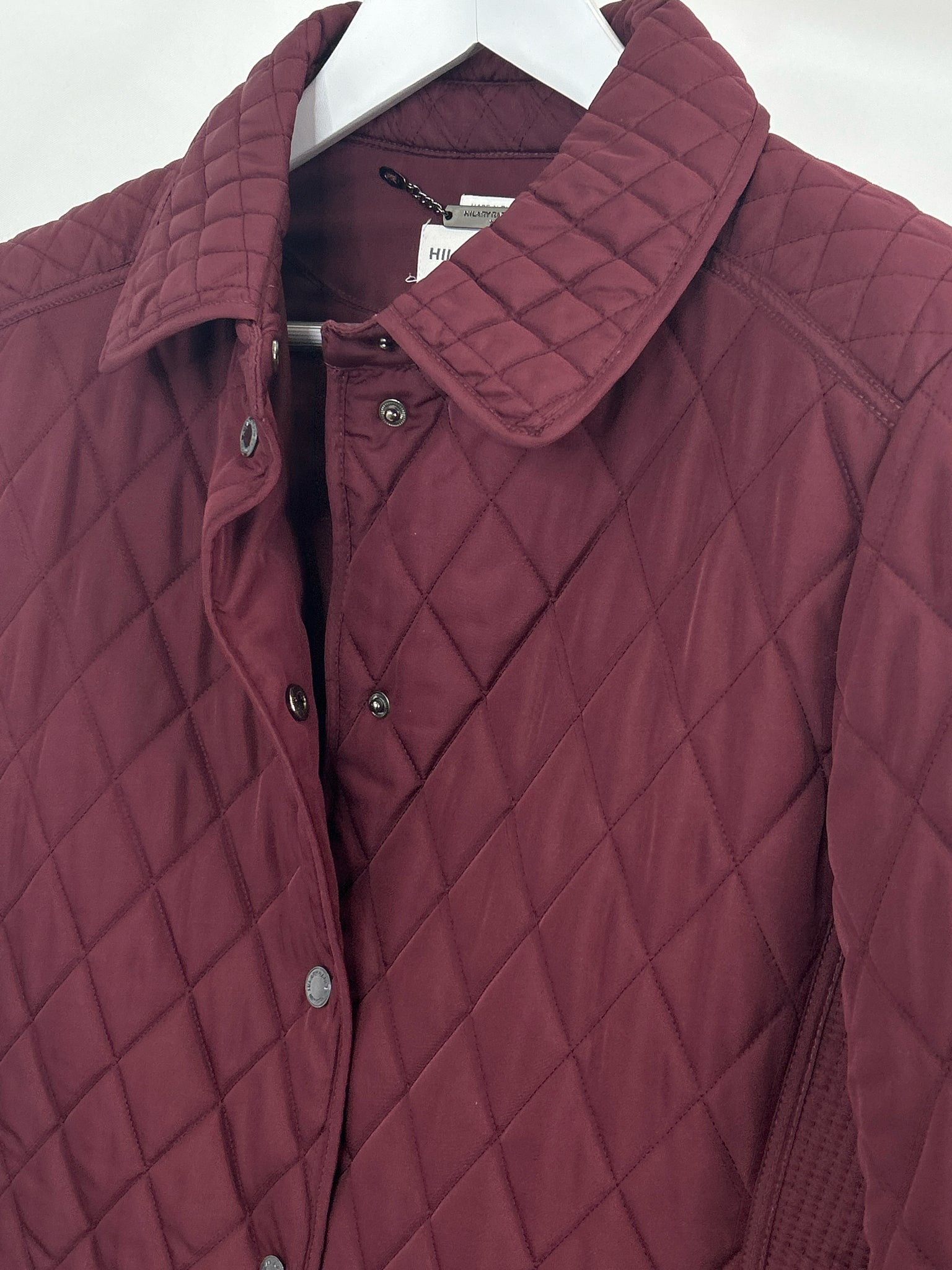 HILARY RADLEY Size L Burgundy Women Jacket