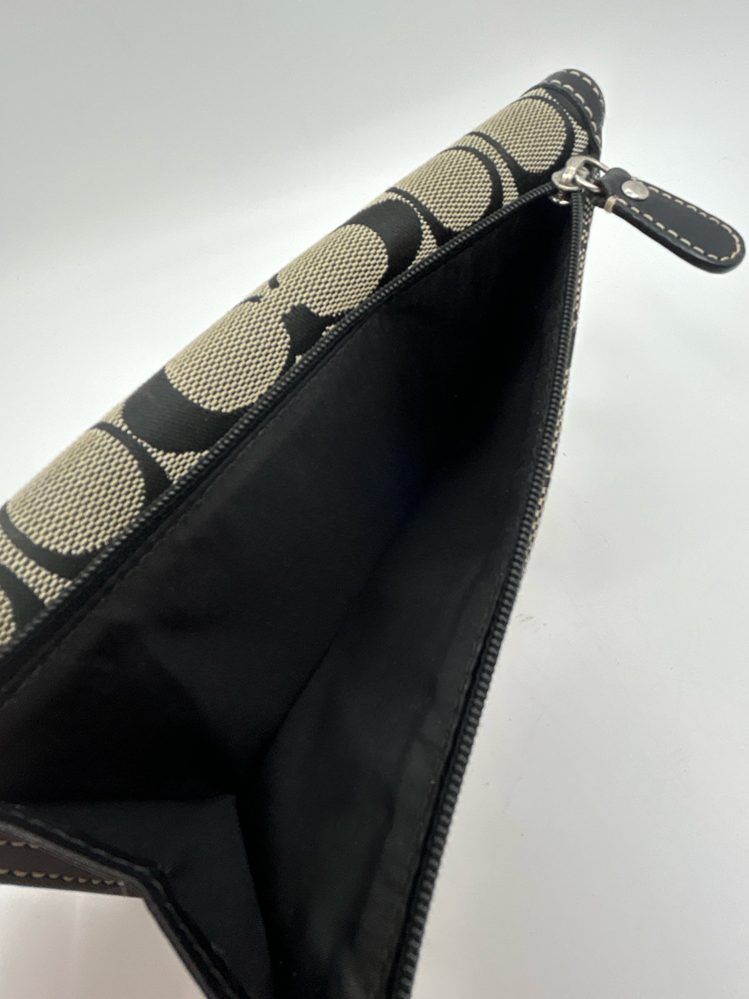 COACH Black Print Women Wallet