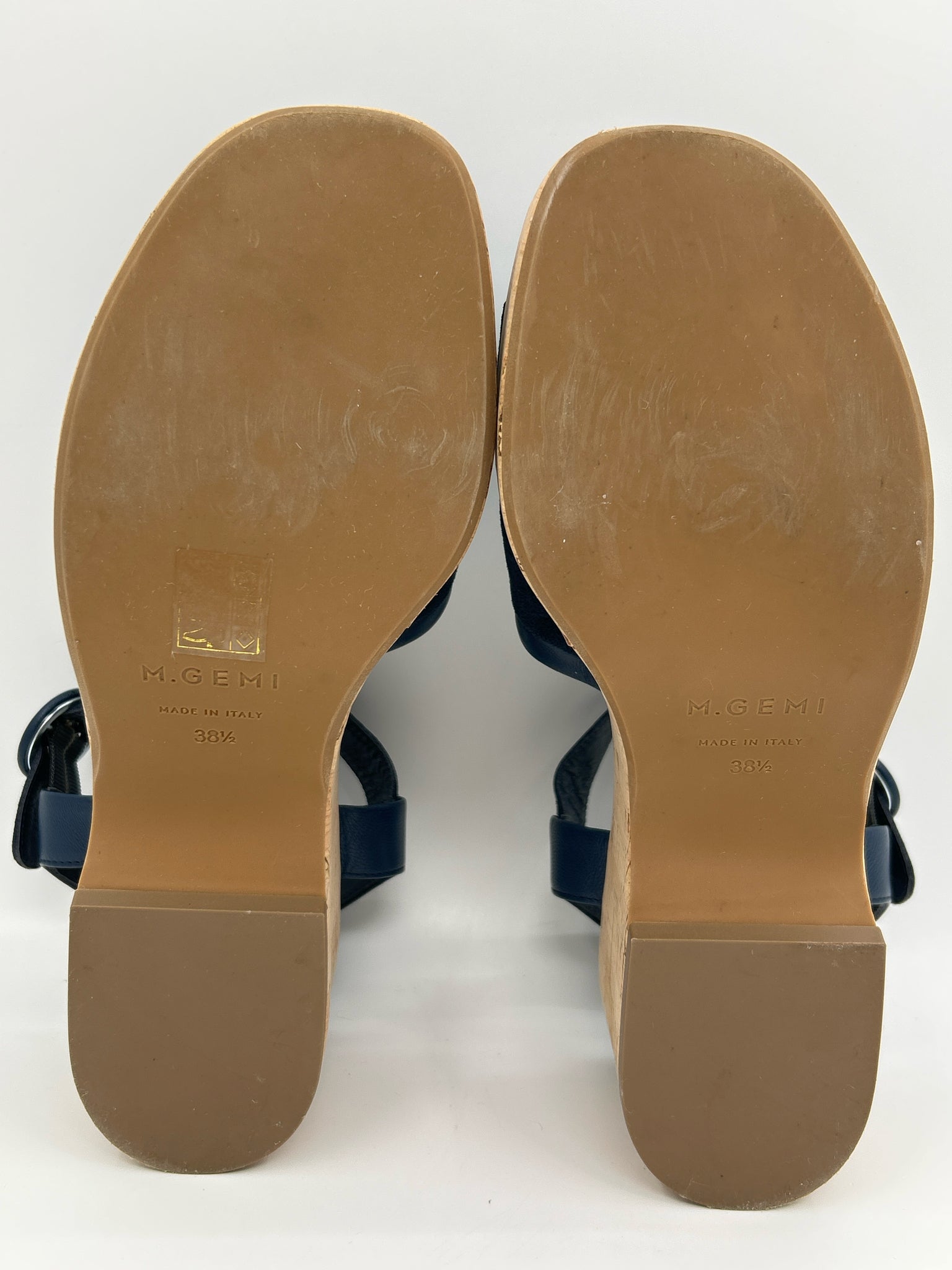 M.Gemi Size 8 Blue Women Sandal