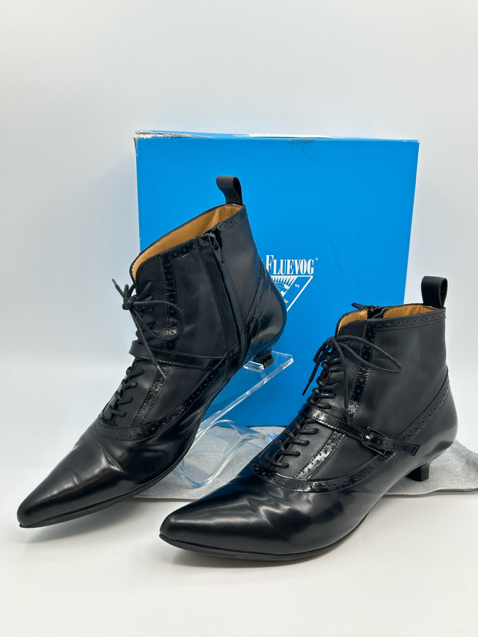 JOHN FLUEVOG Size 11 Black Women Booties