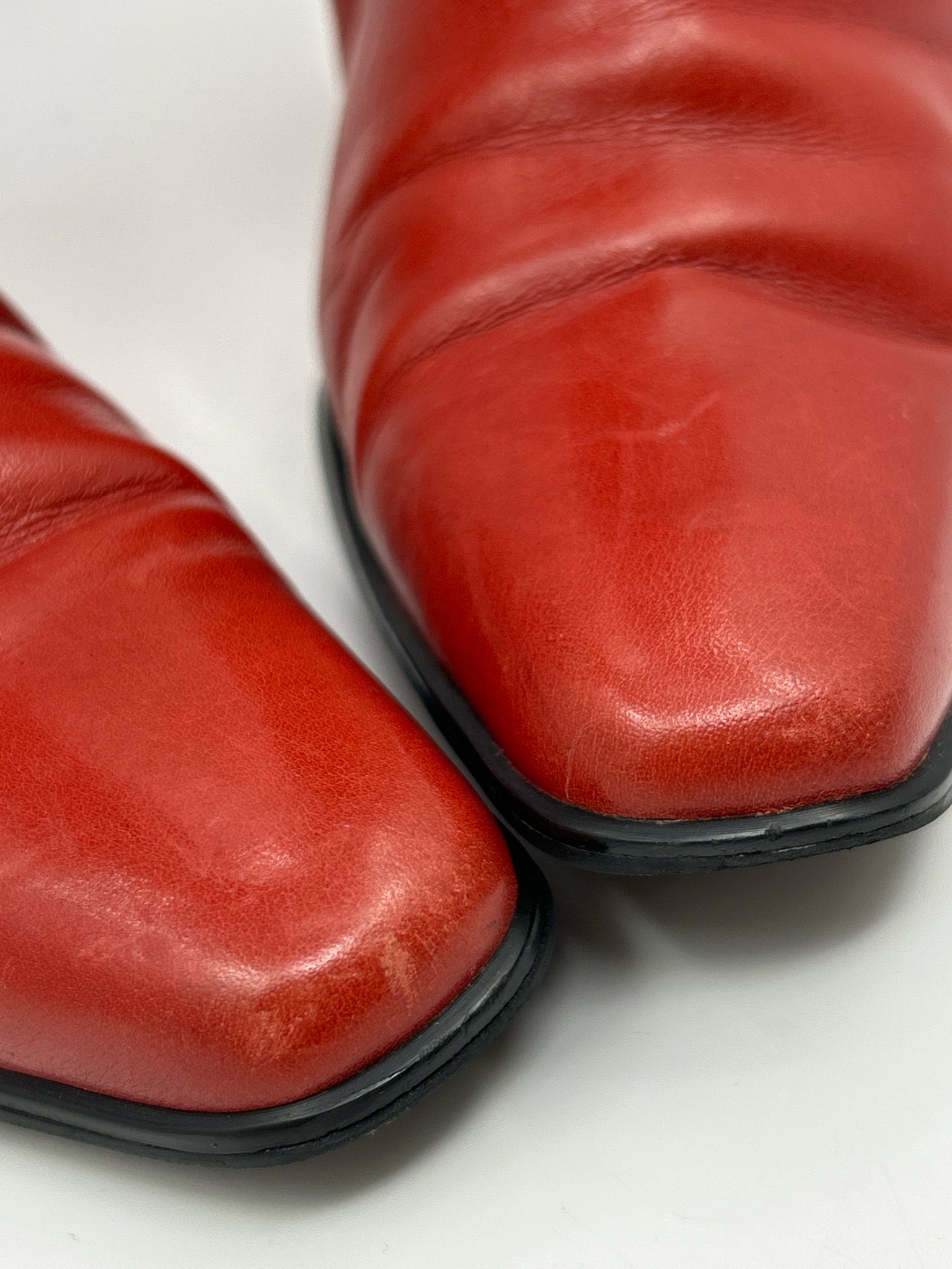 BELLINI Size 9M Red Orange Women Boots