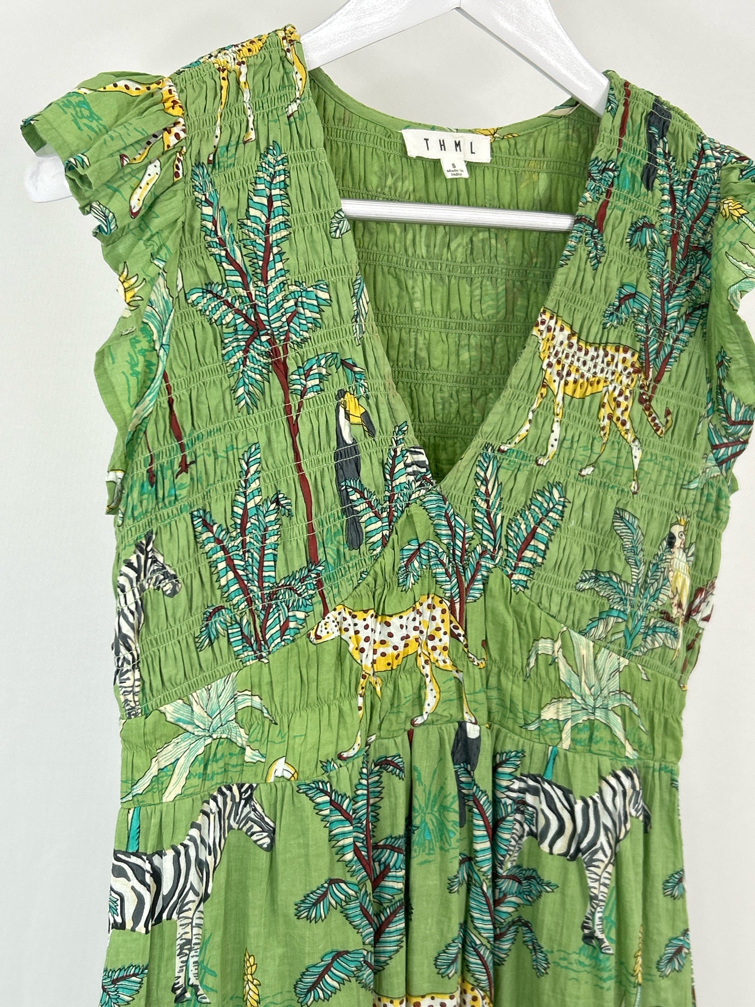 THML Size S OLIVE GREEN Women Dress
