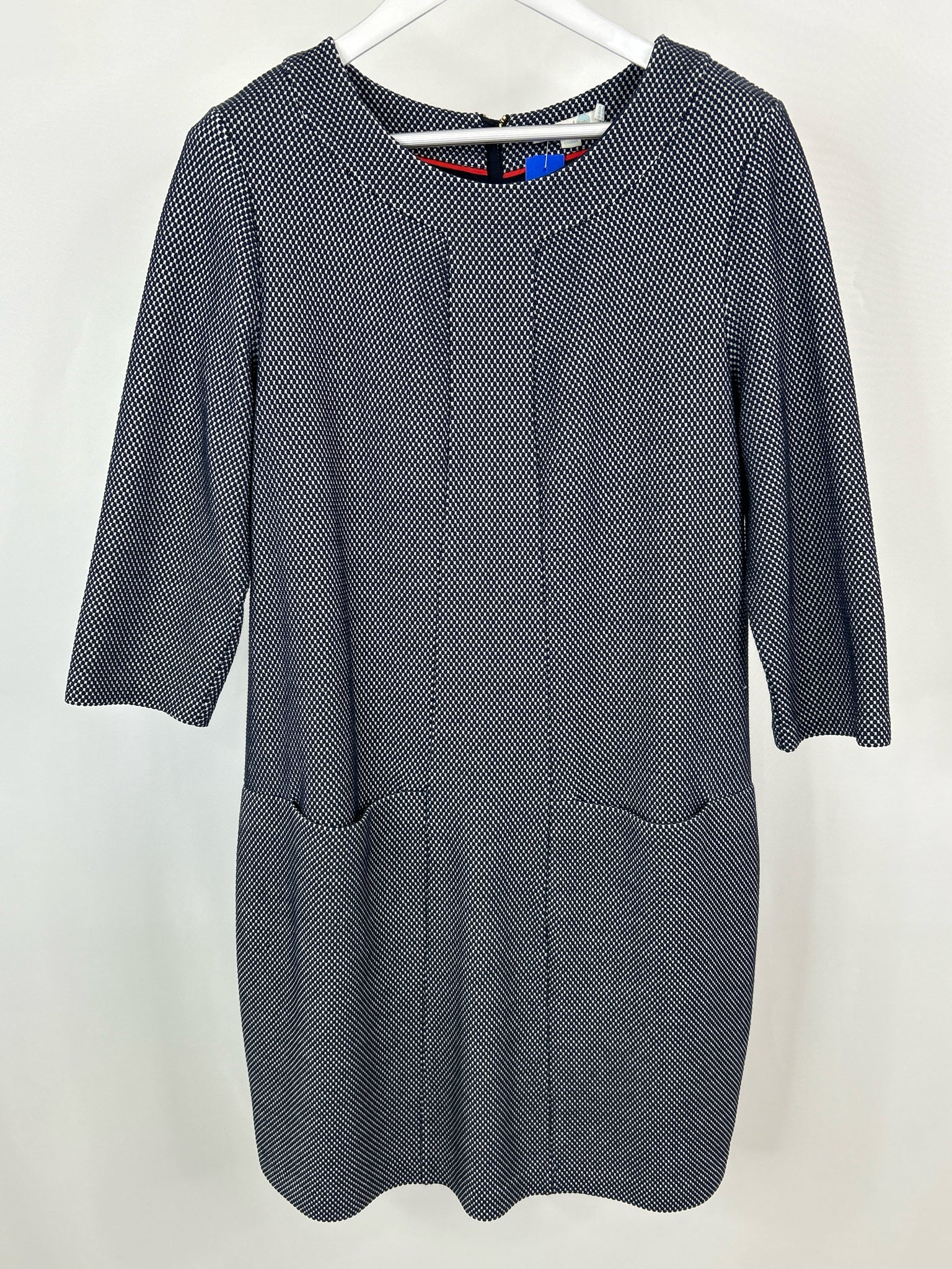 BODEN Size 16R Navy Print Women Dress