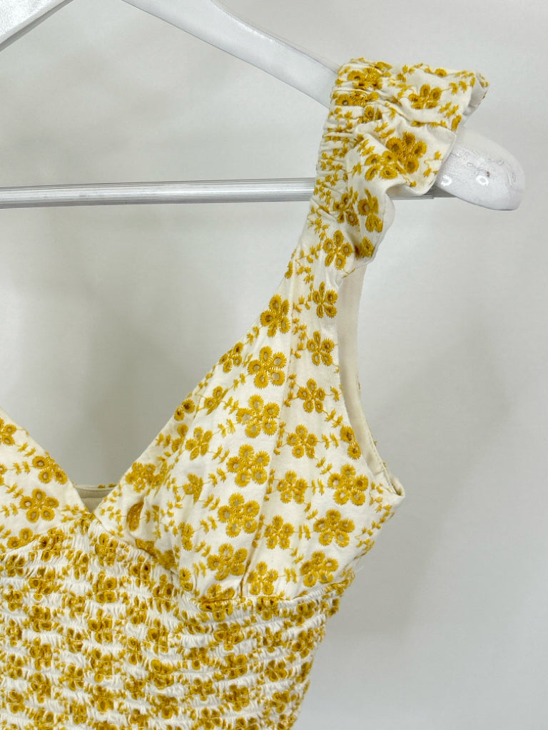 LPA Size S White and Mustard Women's Top