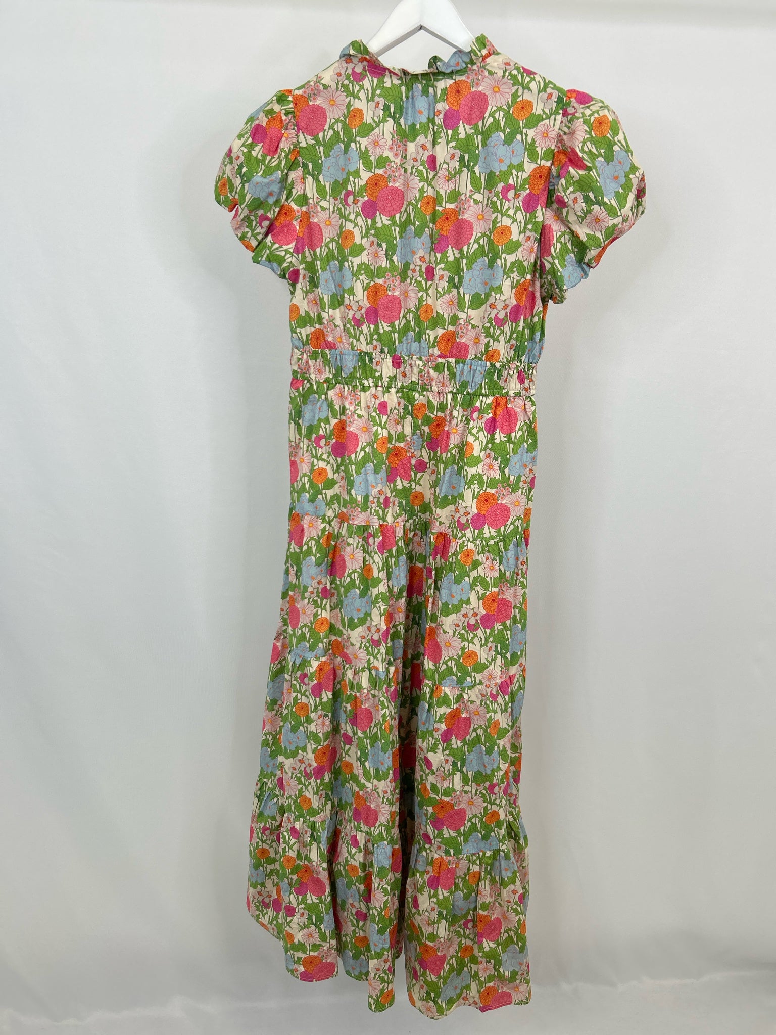 ENTRO Size L Pink and Blue Women Dress