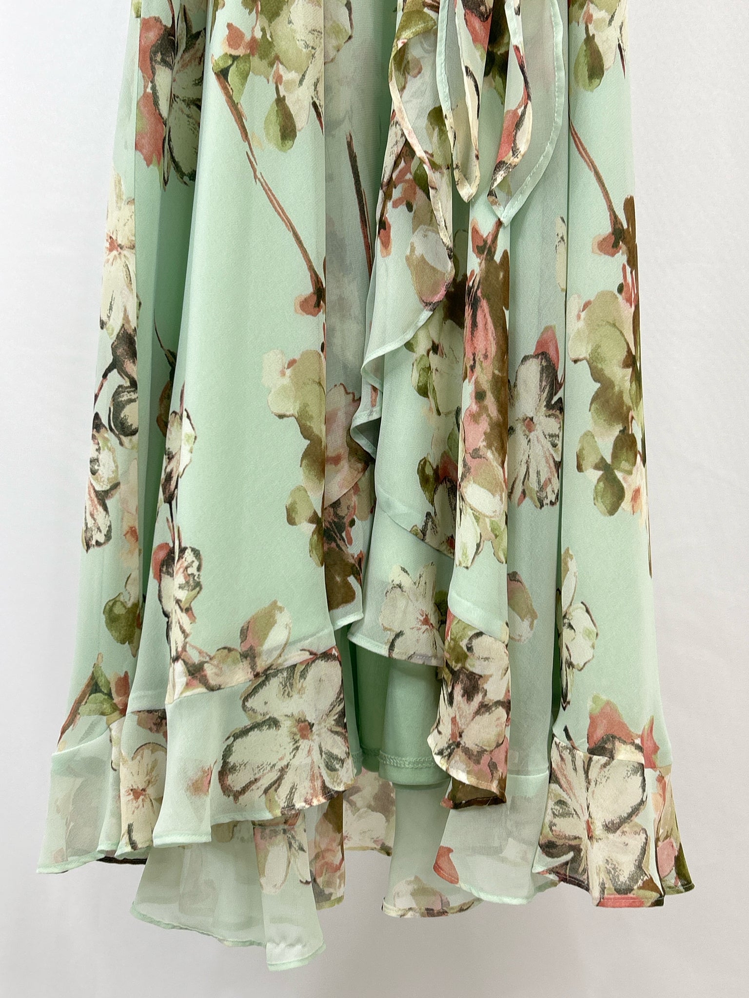 JULIAN TAYLOR Size 8 Mint Print Women Dress