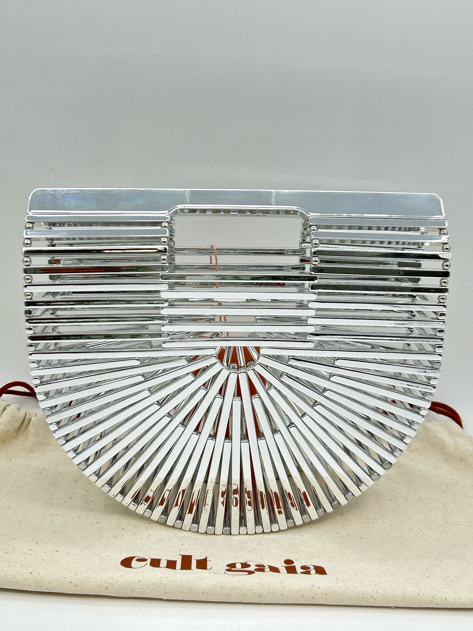 CULT GAIA Silver Women Clutch