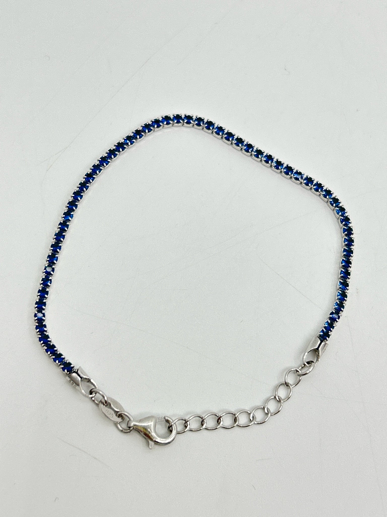 925 SILVER AND BLUE Bracelet