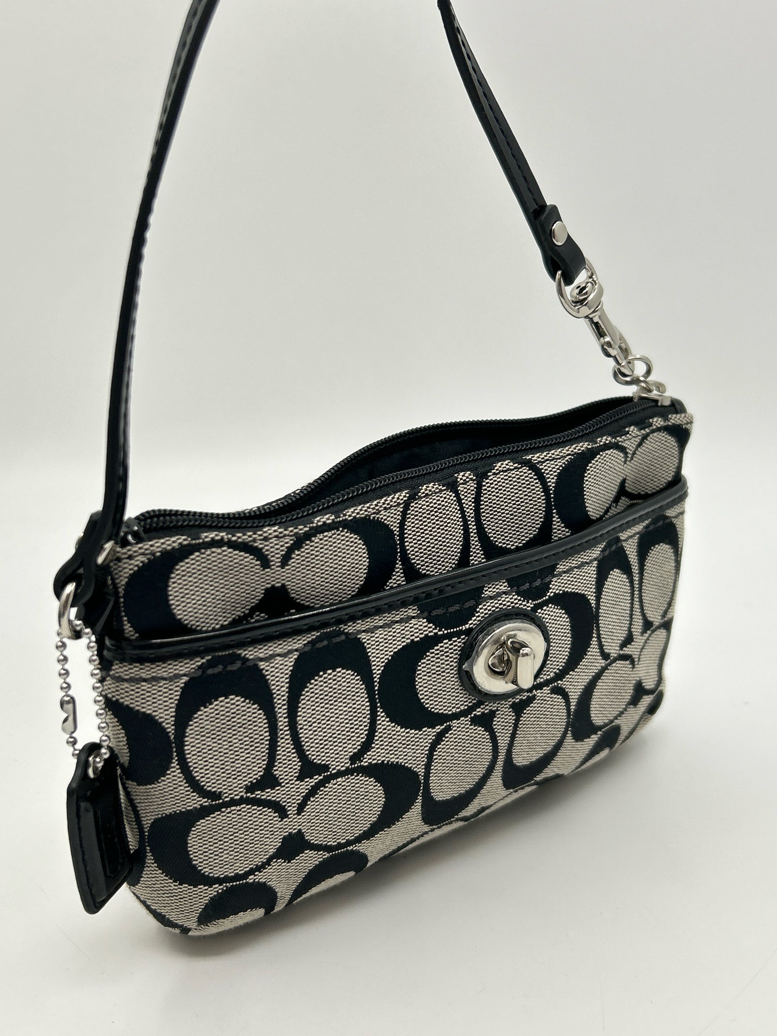 Coach GRAY AND BLACK Women Wristlet