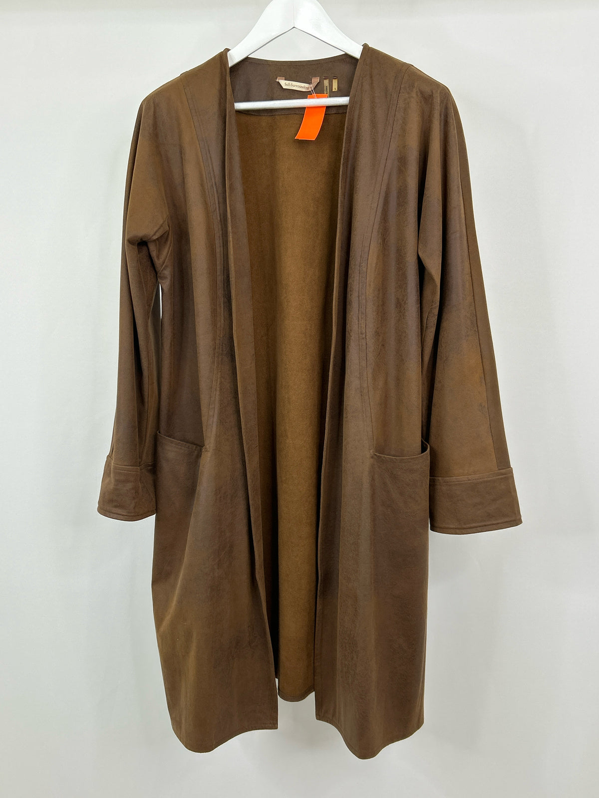SOFT SURROUNDINGS Size L Brown Women Coat