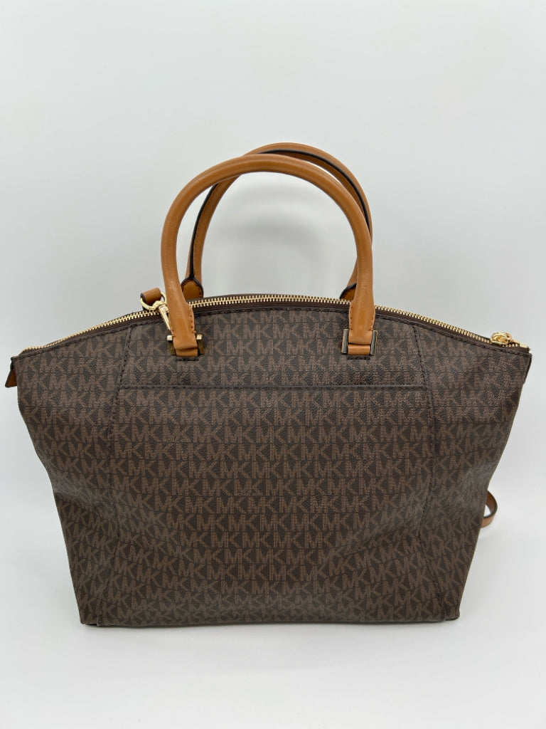 MICHAEL KORS Brown Print Women's Purse