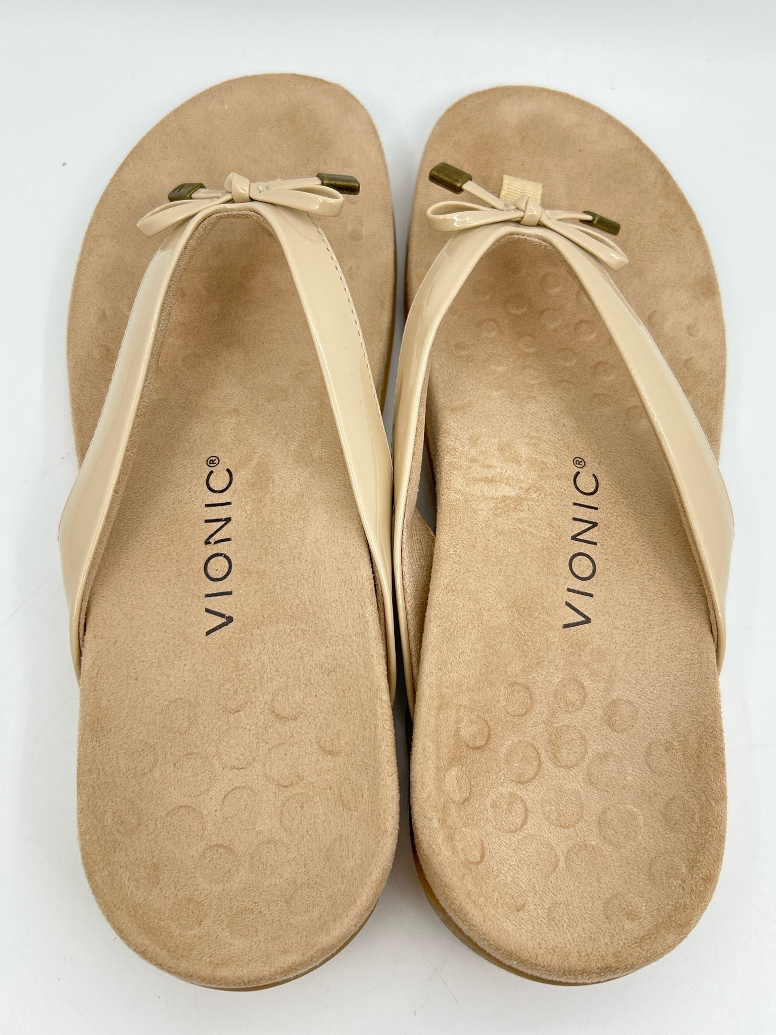 VIONIC Size 8.5 Cream Women Sandal